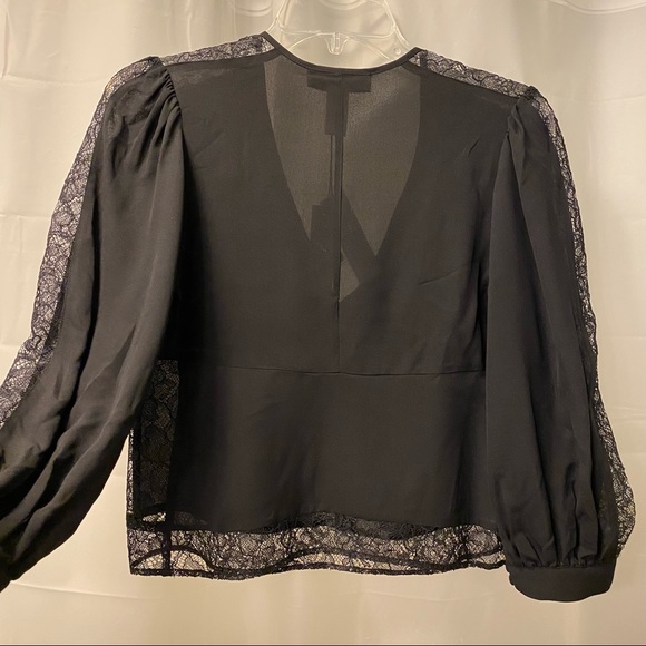 FLEUR DU MAL LOULOU LACE BLOUSE NWT /325$ - Picture 5 of 10